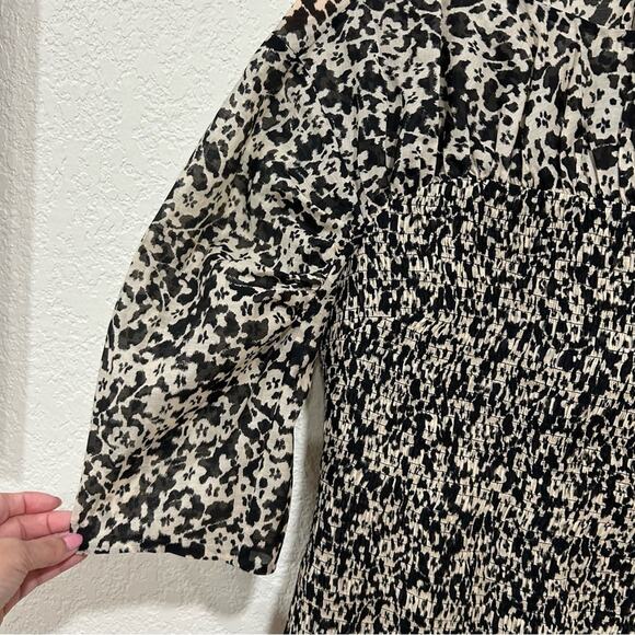 Rebecca taylor osaka smocked blouse womens size XS - Picture 4 of 12